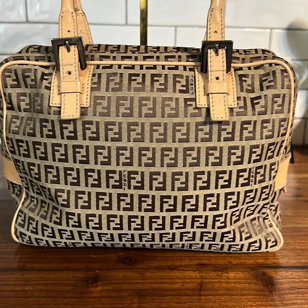 Fendi canvas Zucca bag zucchino